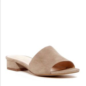 Franco Sarto Heeled Sandal Slide in Beige